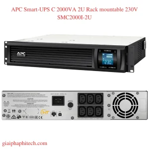 APC Smart-UPS C 2000VA 2U Rack mountable 230V Mã SMC2000I-2U
