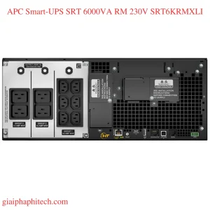 Các cổng kết nối APC Smart-UPS SRT 6000VA RM 230V SRT6KRMXLI