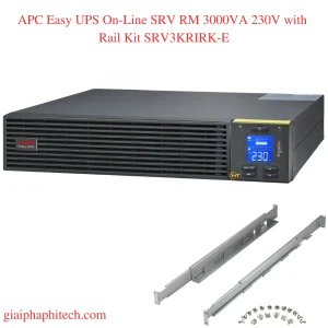 APC Easy UPS On-Line SRV RM 3000 VA 230V with Rail Kit SRV3KRIRK-E