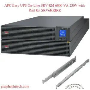 APC Easy UPS On-Line SRV RM 6000 VA 230V with Rail Kit SRV6KRIRK