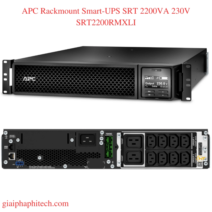 APC Rackmount Smart-UPS SRT 2200VA 230V SRT2200RMXLI