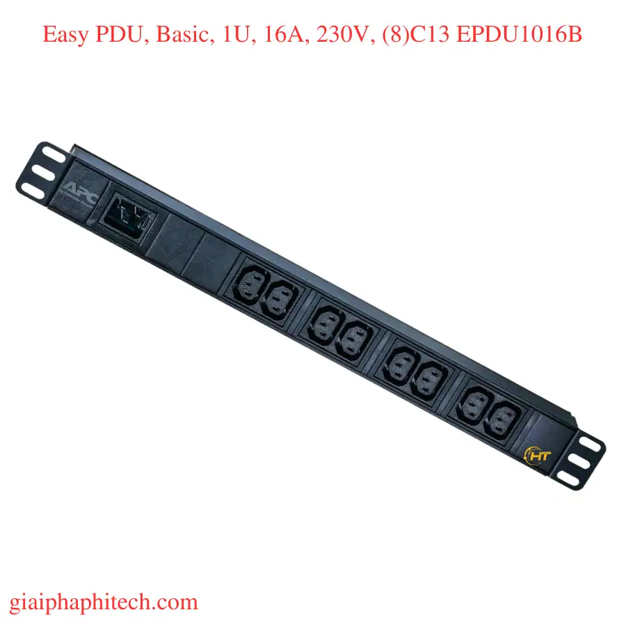Easy PDU, Basic, 1U, 16A, 230V, (8)C13 EPDU1016B