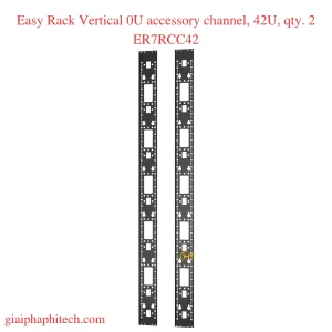 Thanh quản lý cáp dọc Easy Rack Vertical 0U accessory channel, 42U, qty. 2 ER7RCC42