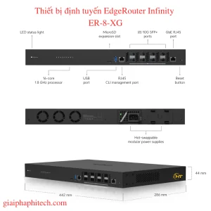 Chi tiết Thiết bị định tuyến EdgeRouter Infinity (ER-8-XG)