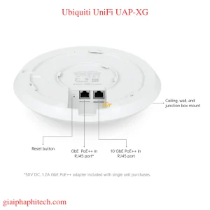 Cổng kết nối Thiết bị thu phát sóng WiFi - Ubiquiti UniFi UAP-XG