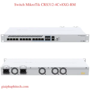 Switch MikroTik CRS312-4C+8XG-RM
