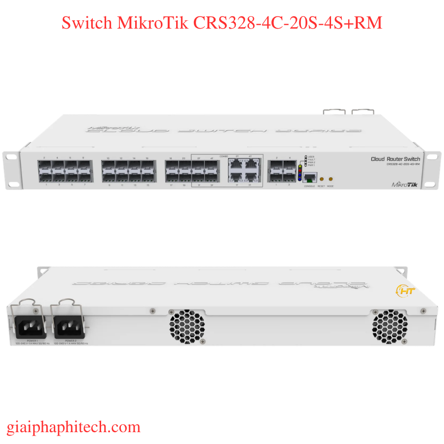 Switch MikroTik CRS328-4C-20S-4S+RM