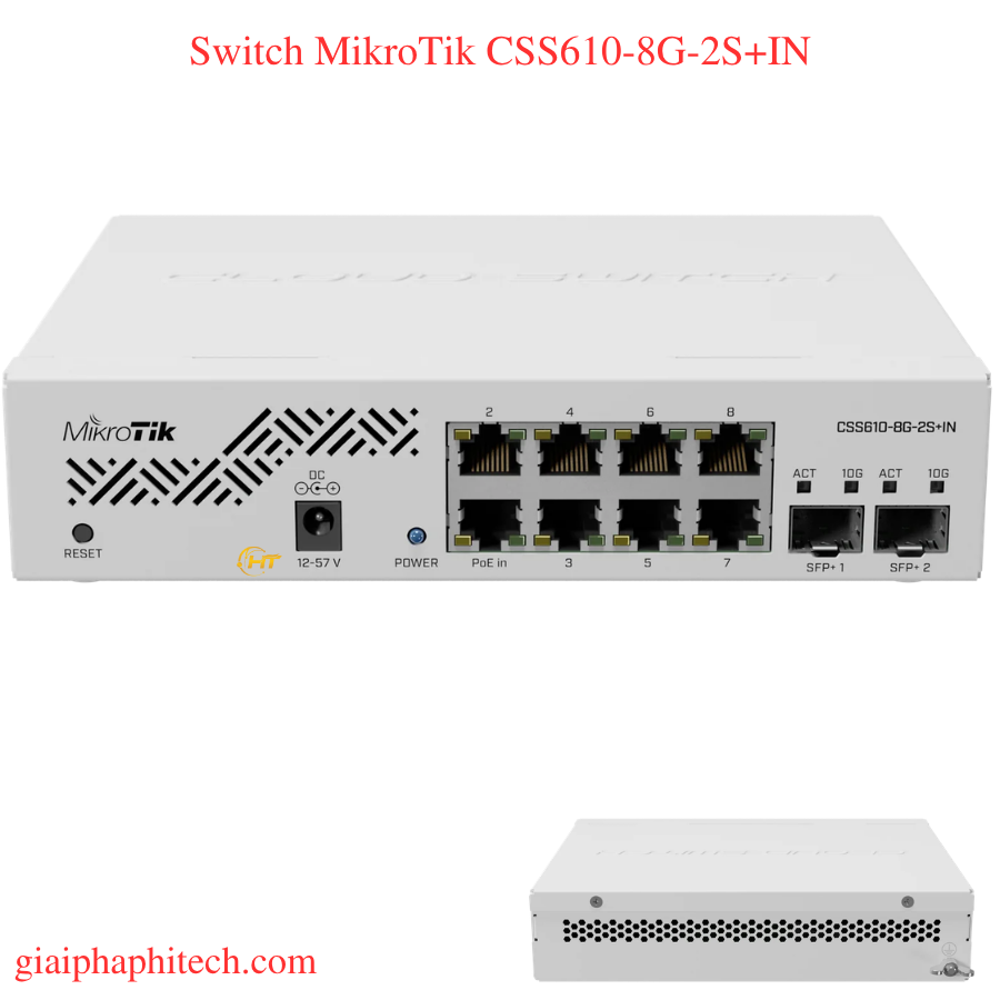 Switch MikroTik CSS610-8G-2S+IN