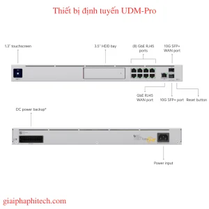 Kích thước Thiết bị định tuyến UDM-Pro