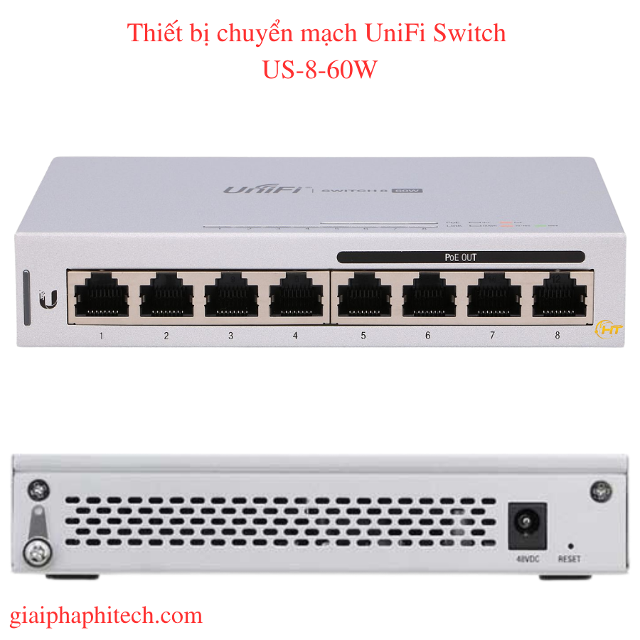 Thiết bị chuyển mạch UniFi Switch US-8-60W