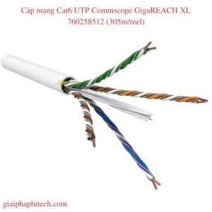 Cáp mạng Cat6 Commscope GigaREACH XL Mã 760258512, 305m/cuộn